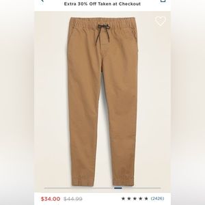 Mens flex twill joggers, brand new